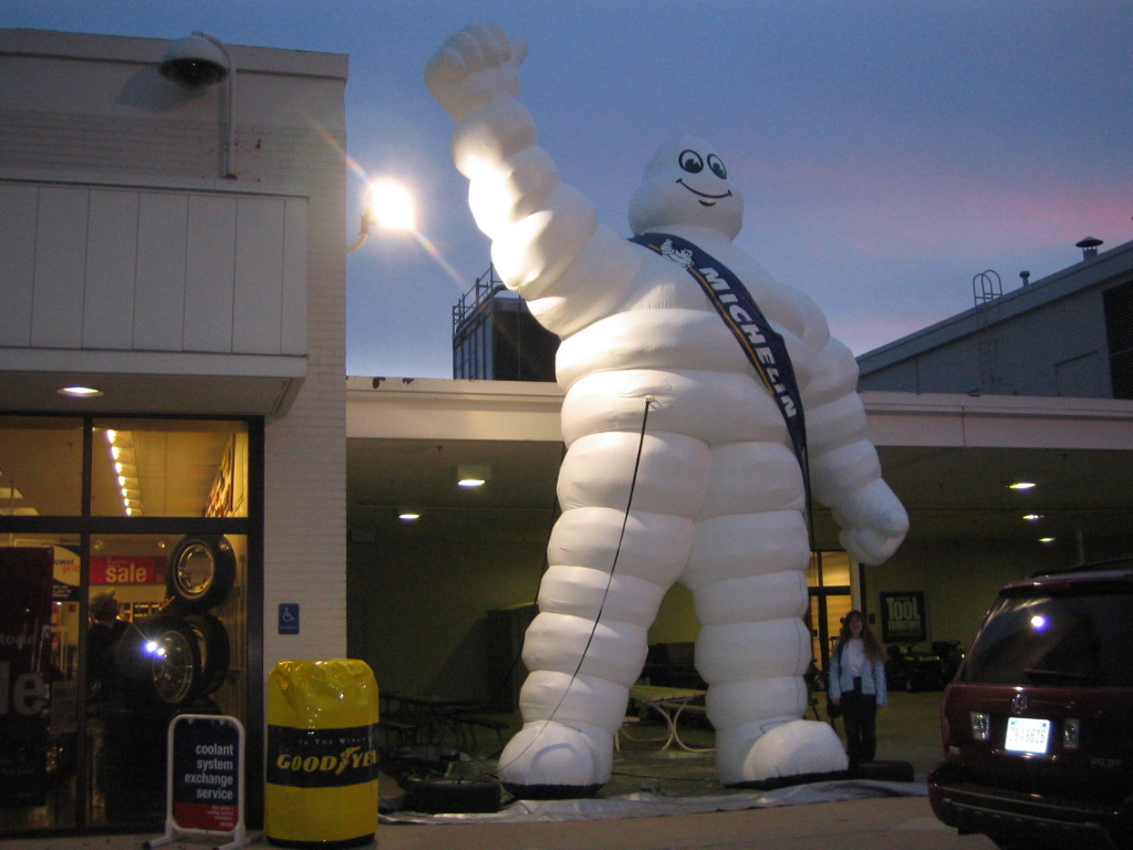 Inflated Michelin Man
