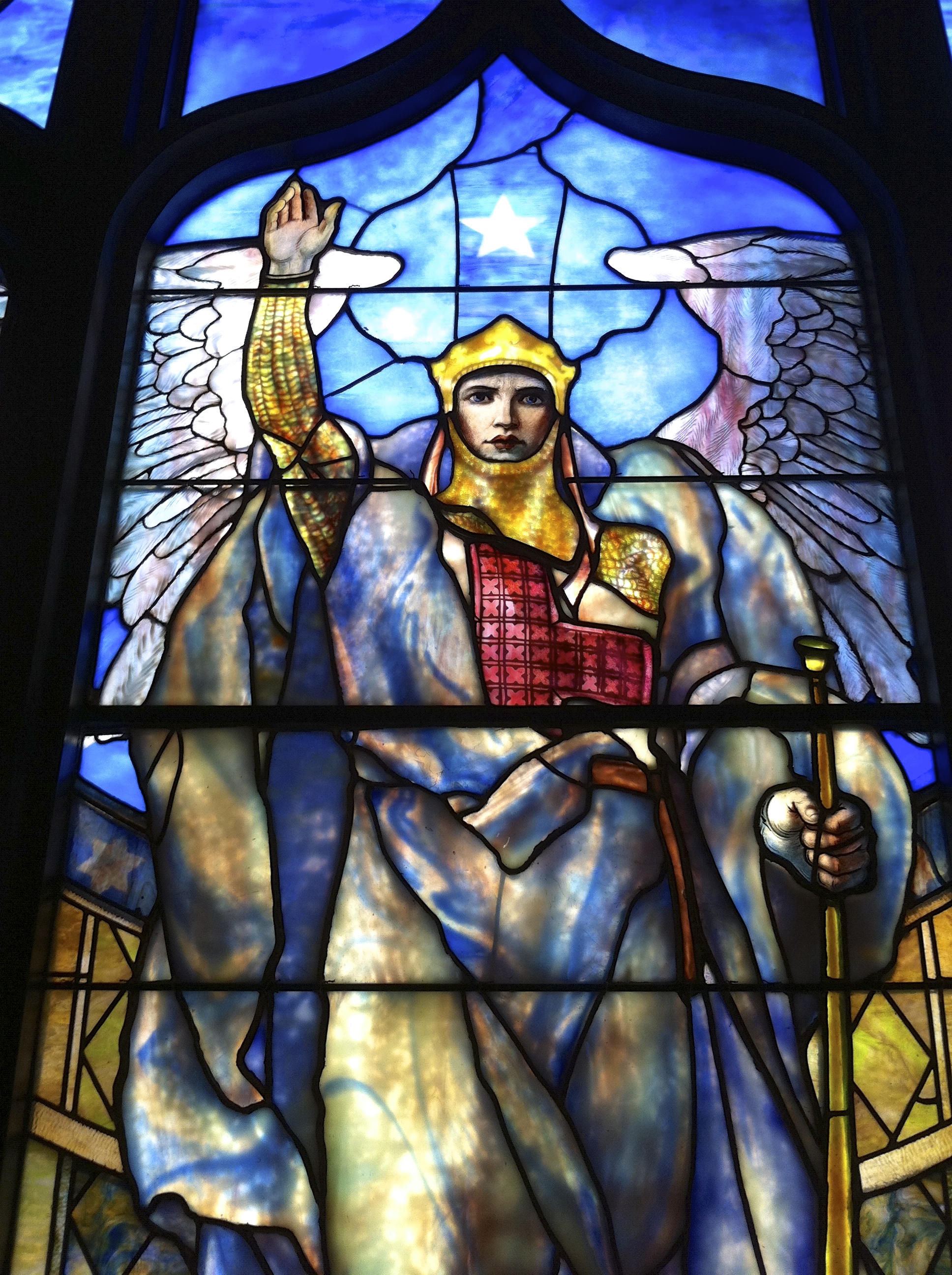 Angel of the Resurrection, 1904, Tiffany Studios, Indianapolis Museum of Art