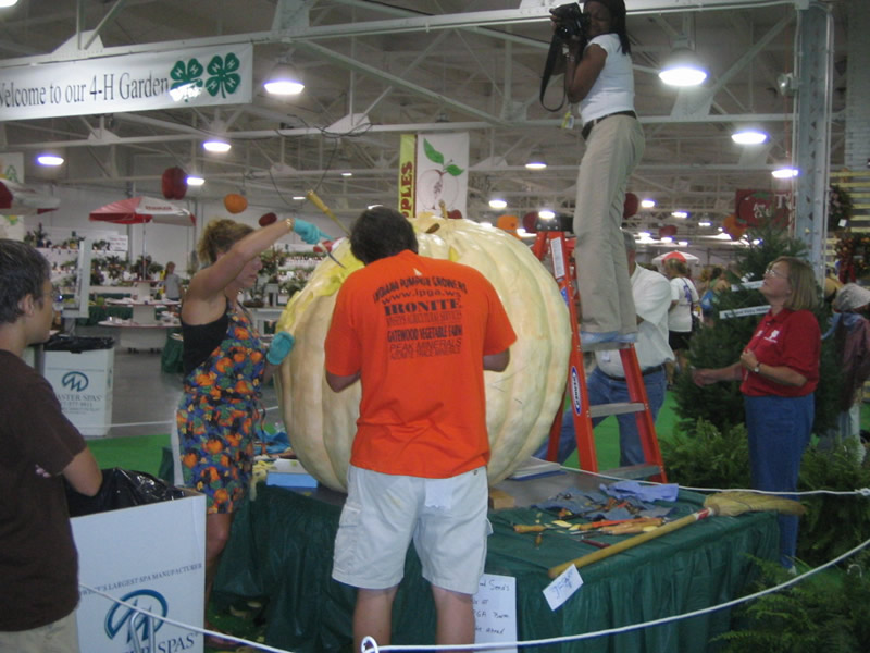 Giant Pumpkins - Indiana State Fair 2005