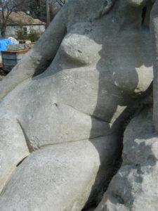 Giant Stone Mermaids