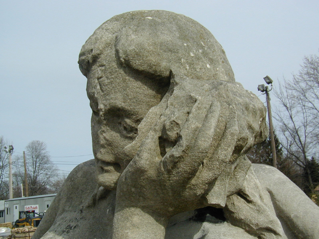 Giant Stone Mermaids