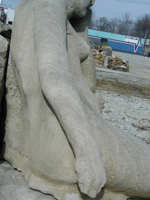 Giant Stone Mermaids