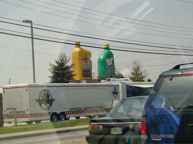 Giant Inflated Oil Cans