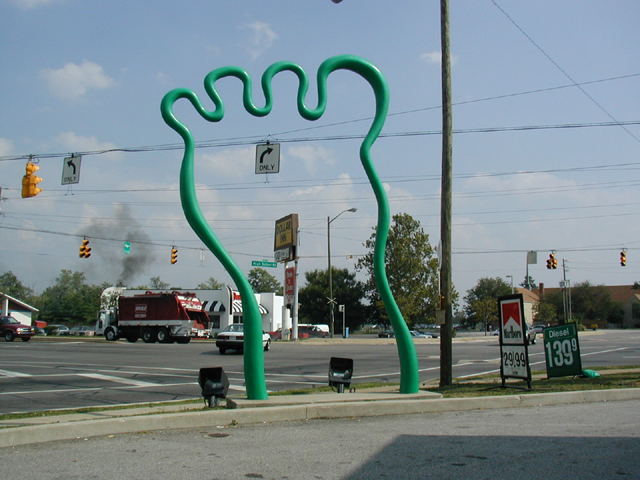 Giant Green Foot