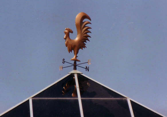 Giant Rooster Weather Vane