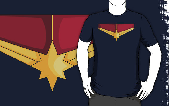 Captain Marvel Shirt Design
