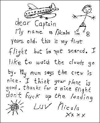 Dear Captain letter