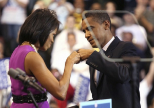 Michelle Barack Fist Bump